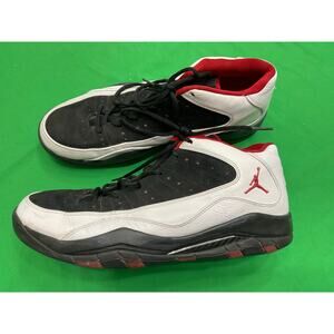 Air Jordan Hallowed Ground in the "Black Varsity Red" colorway size 13